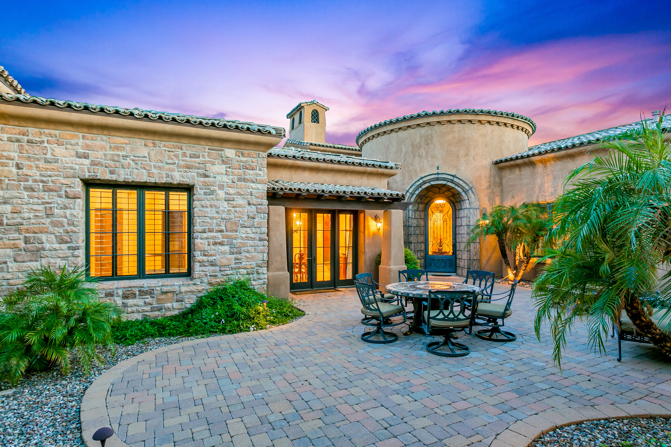 scottsdale arizona vacation villa with courtyard