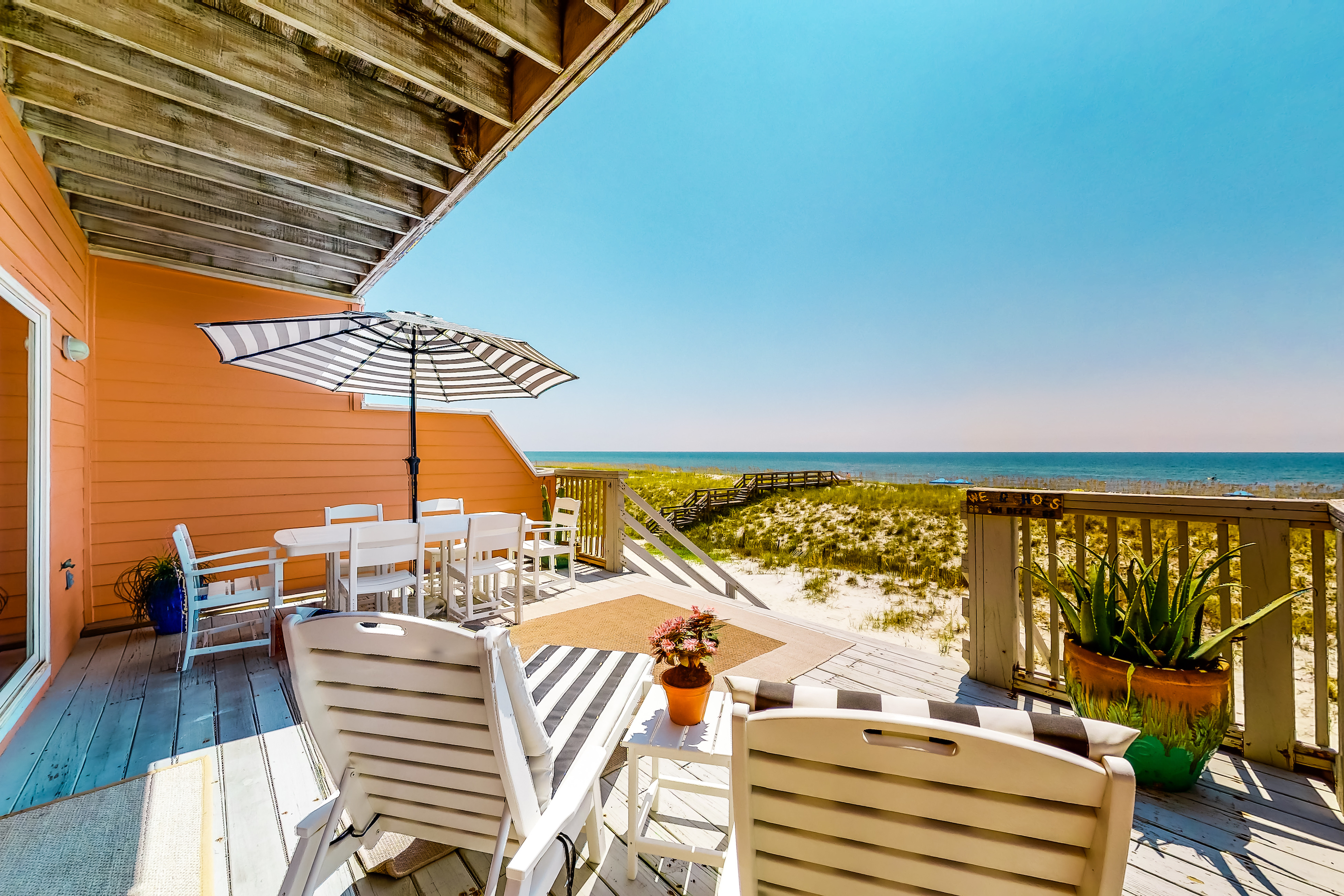 beach house in Navarre Beach, fl with private beach access