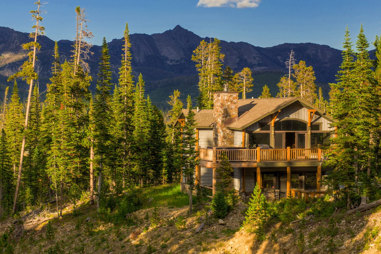 vacation home with mountain views in Big Sky, MT