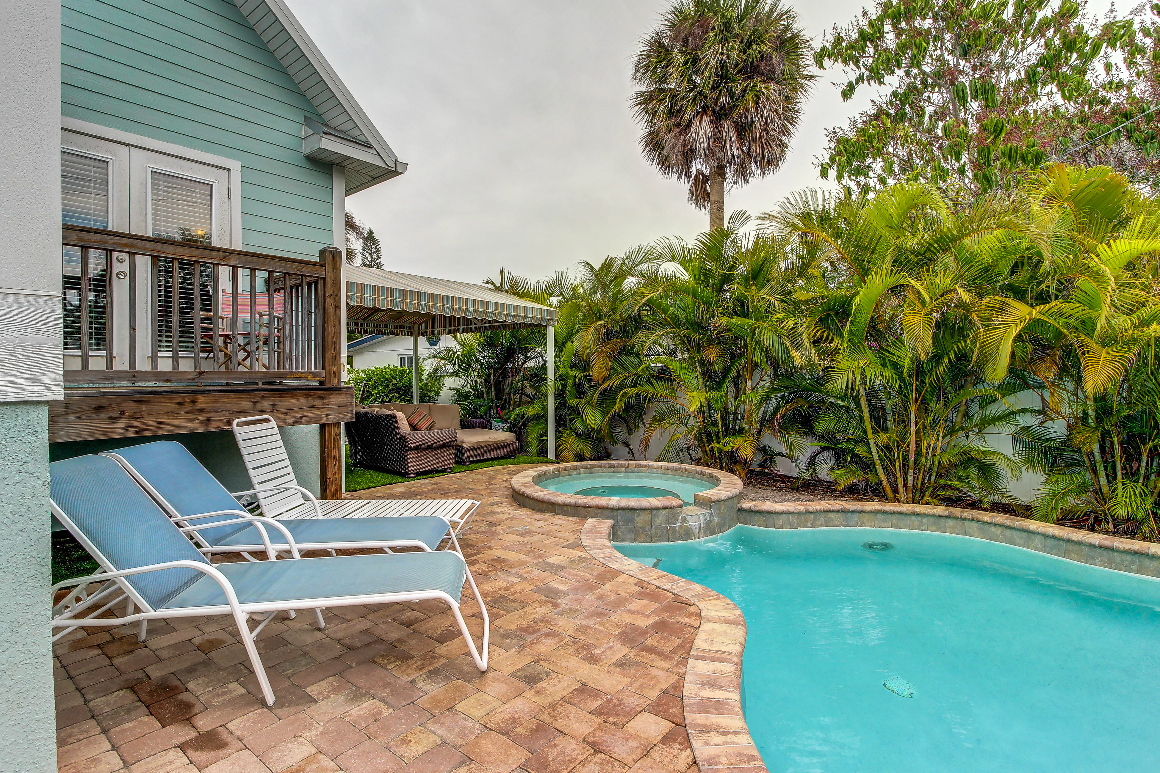 Vacation home on Anna Maria Island with an outdoor pool