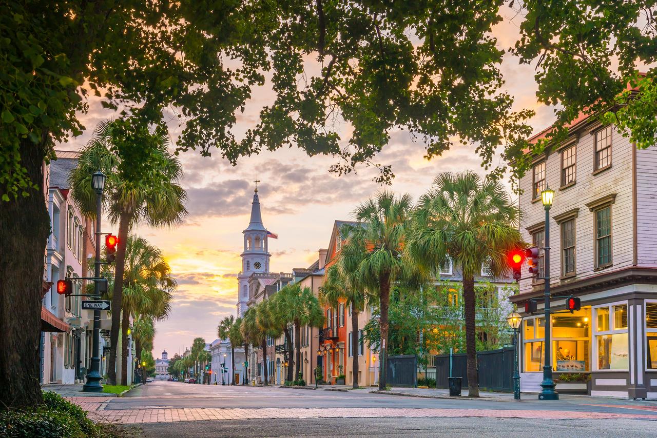 A street in Charleston, North Carolina.
