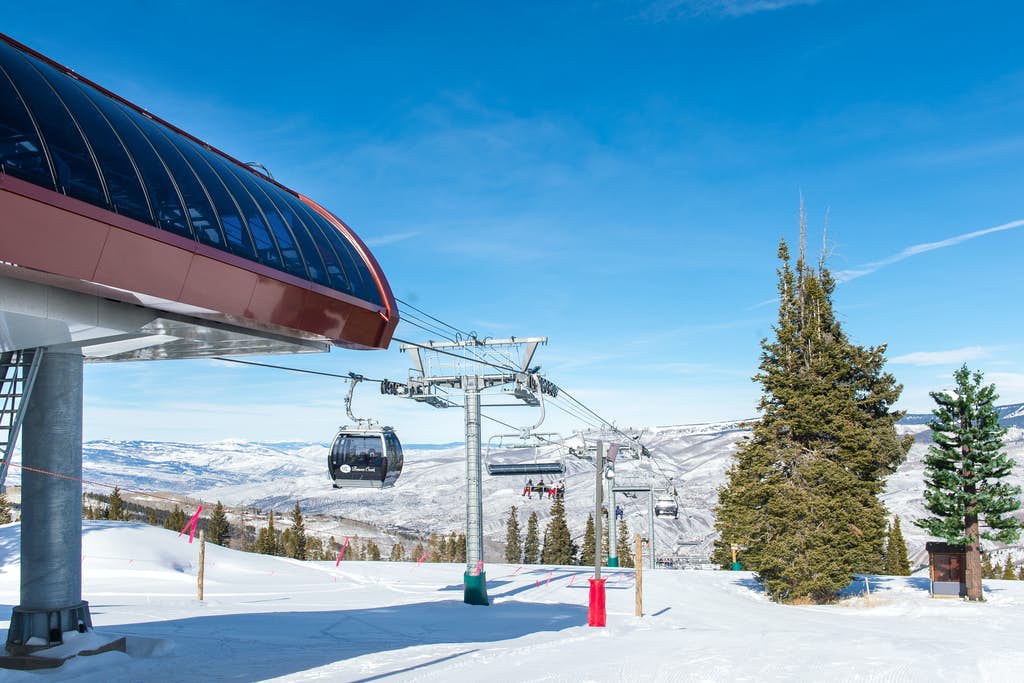 a ski lift in beaver creek, colorado