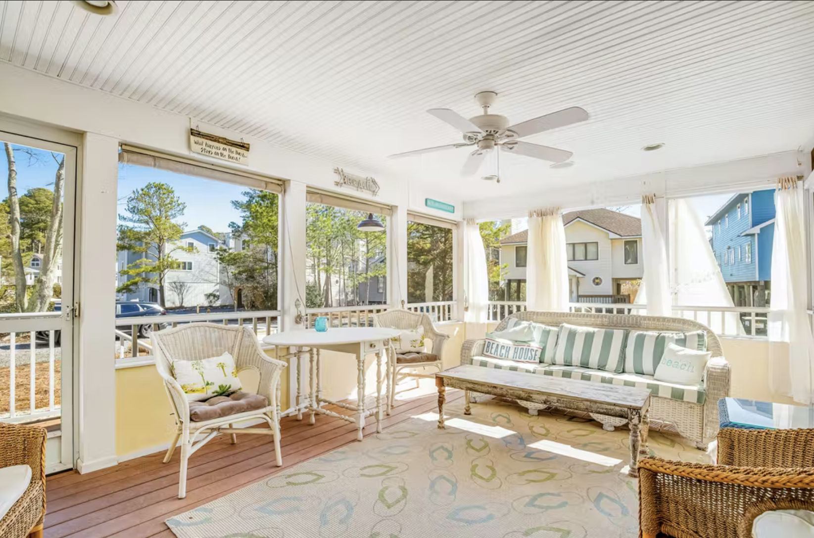 House with a covered patio.
