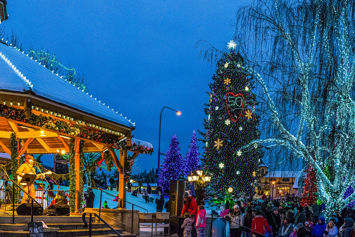 Leavenworth, Washington during the holidays