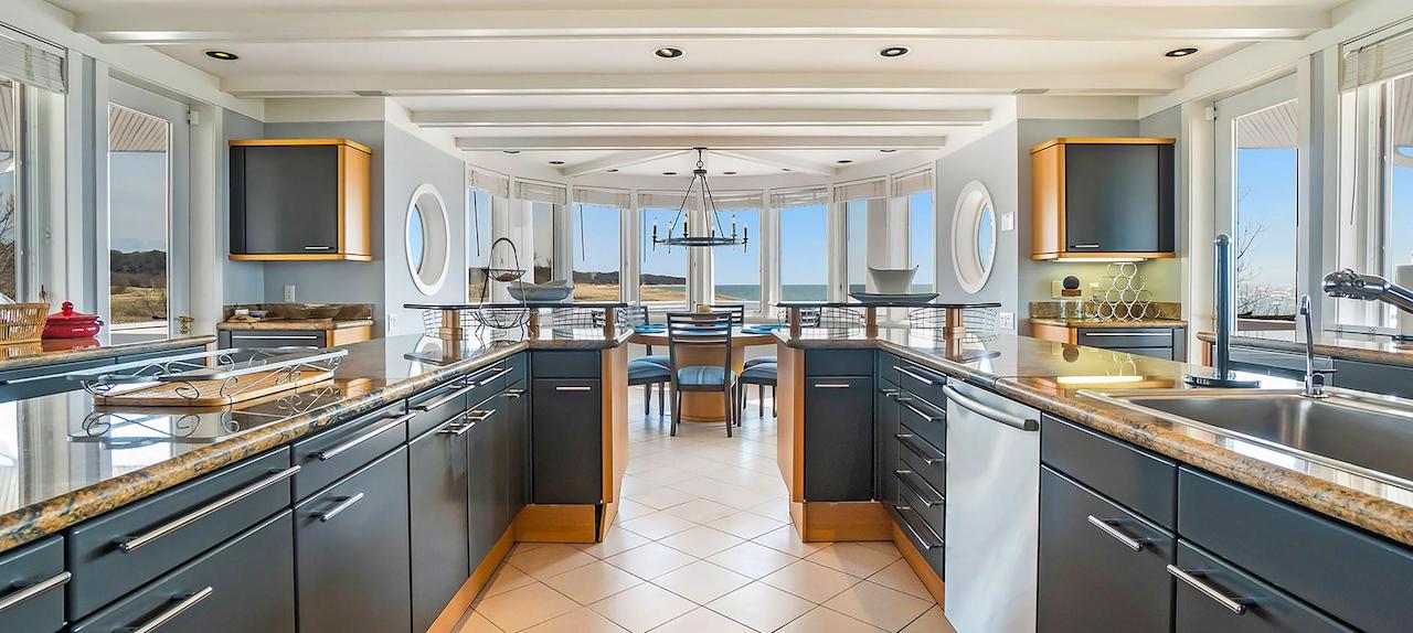 Kitchen at a vacation rental.