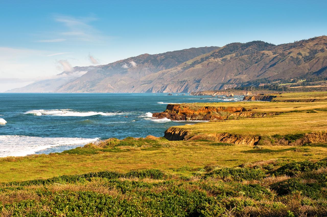View of the ocean in Monterey Bay.