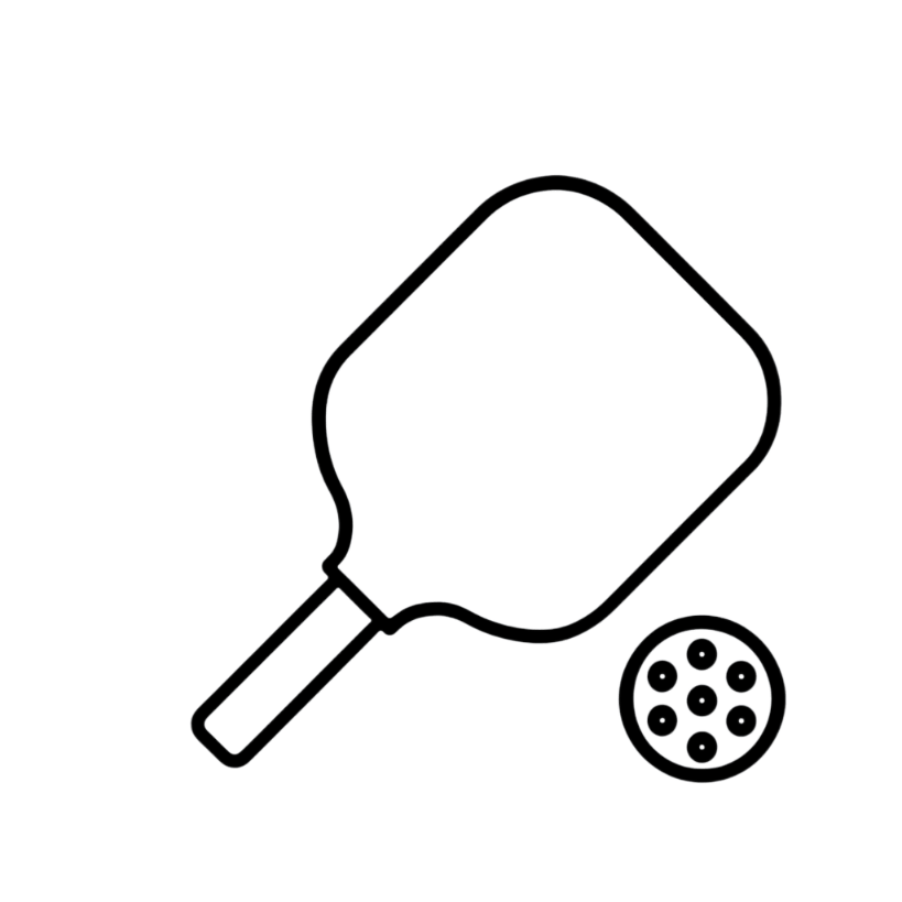 Pickleball court icon