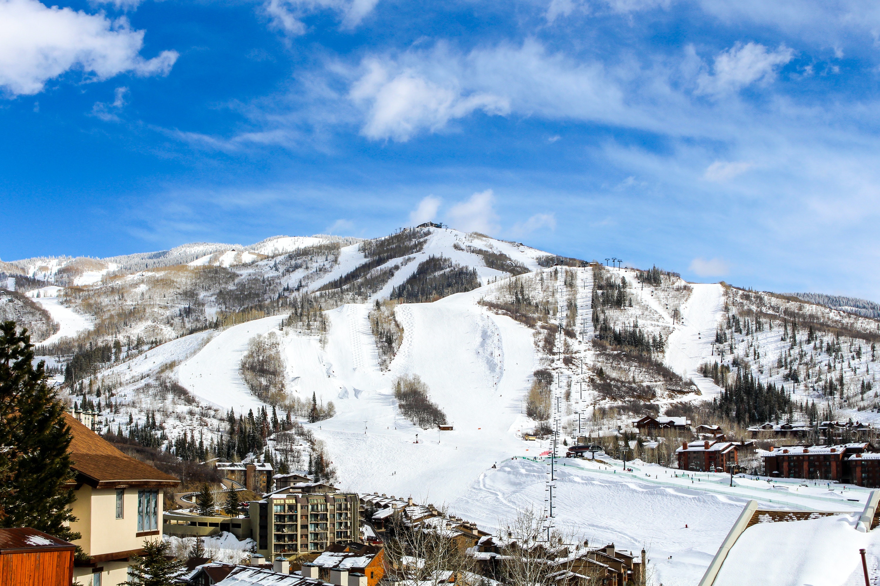 snow-covered mountains in colorado