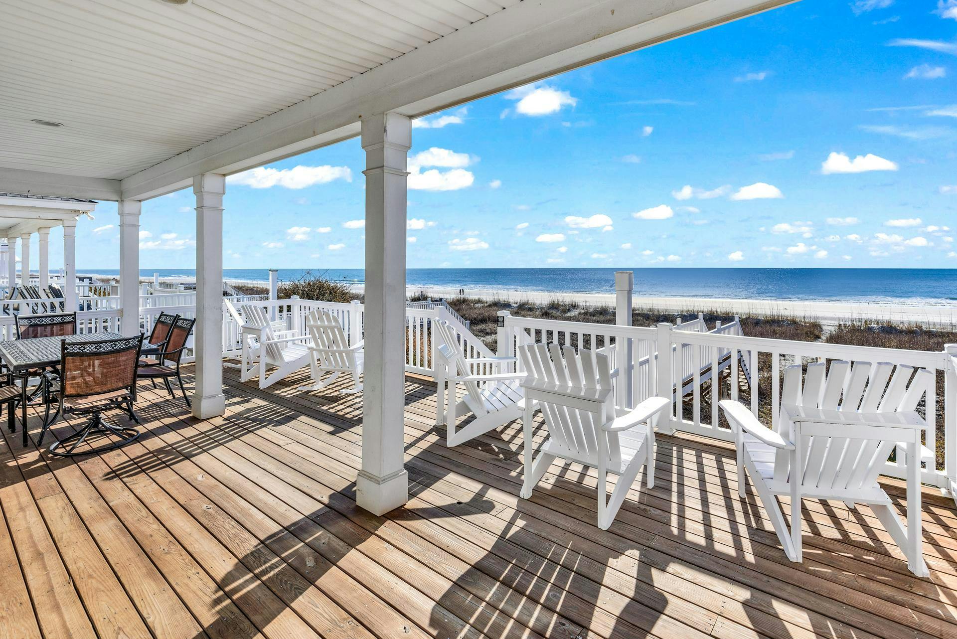 Surfside Beach shoreline with residential charm