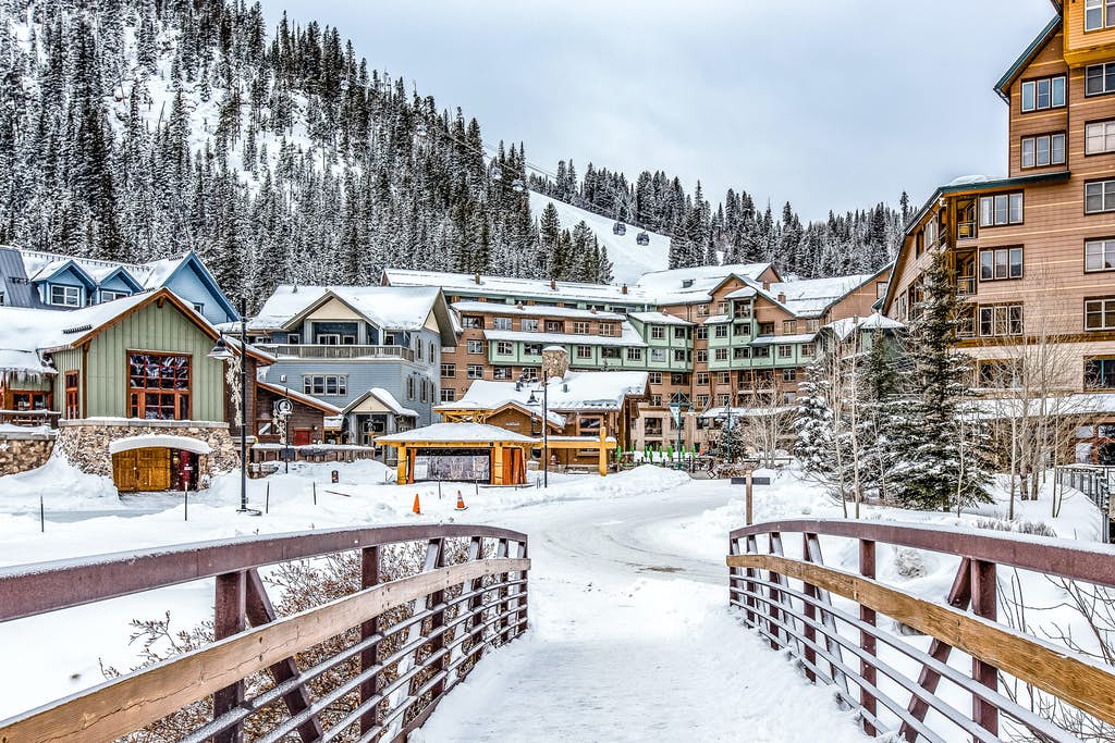 the snowy town of winter park