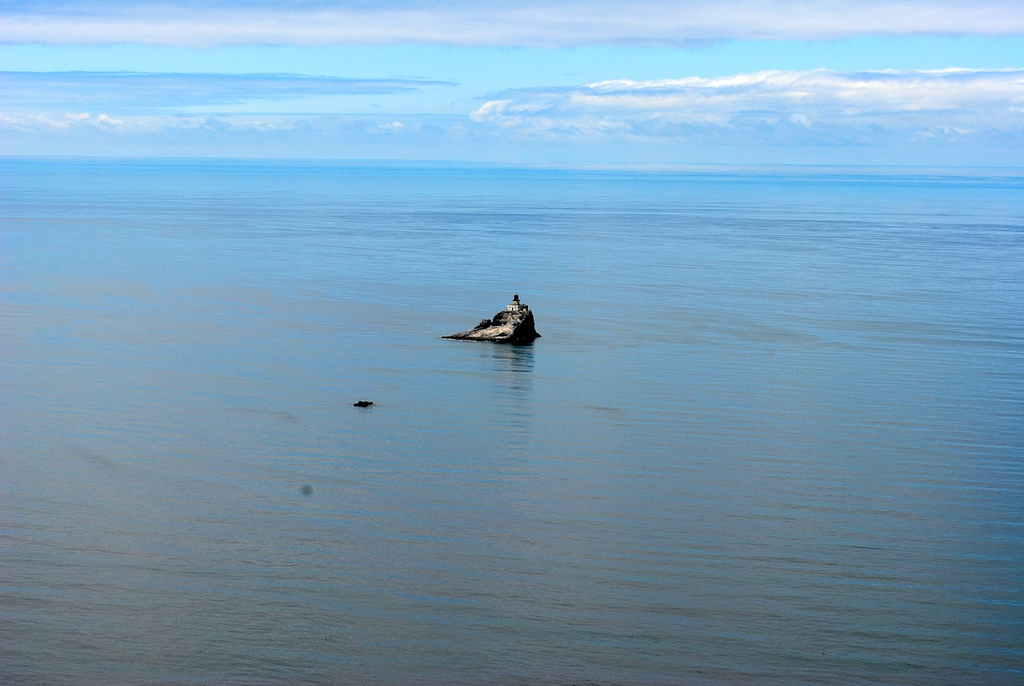 Tillamook Head Lighthouse out in the distance