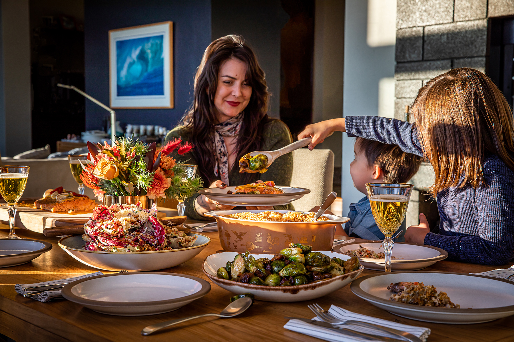 chef gabriel's family dishes up their holiday inspired meal