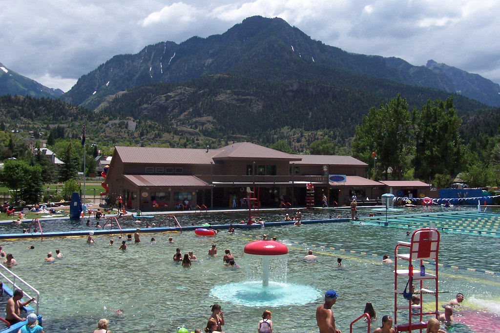 Ouray Hot Springs near Telluride, Colorado.