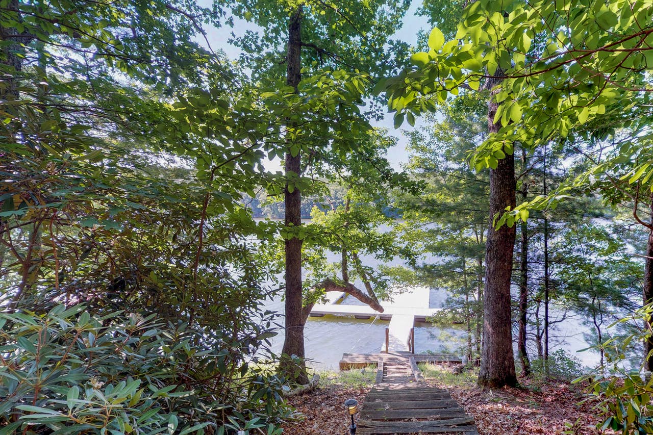 View of Deep Creek Lake from cabin