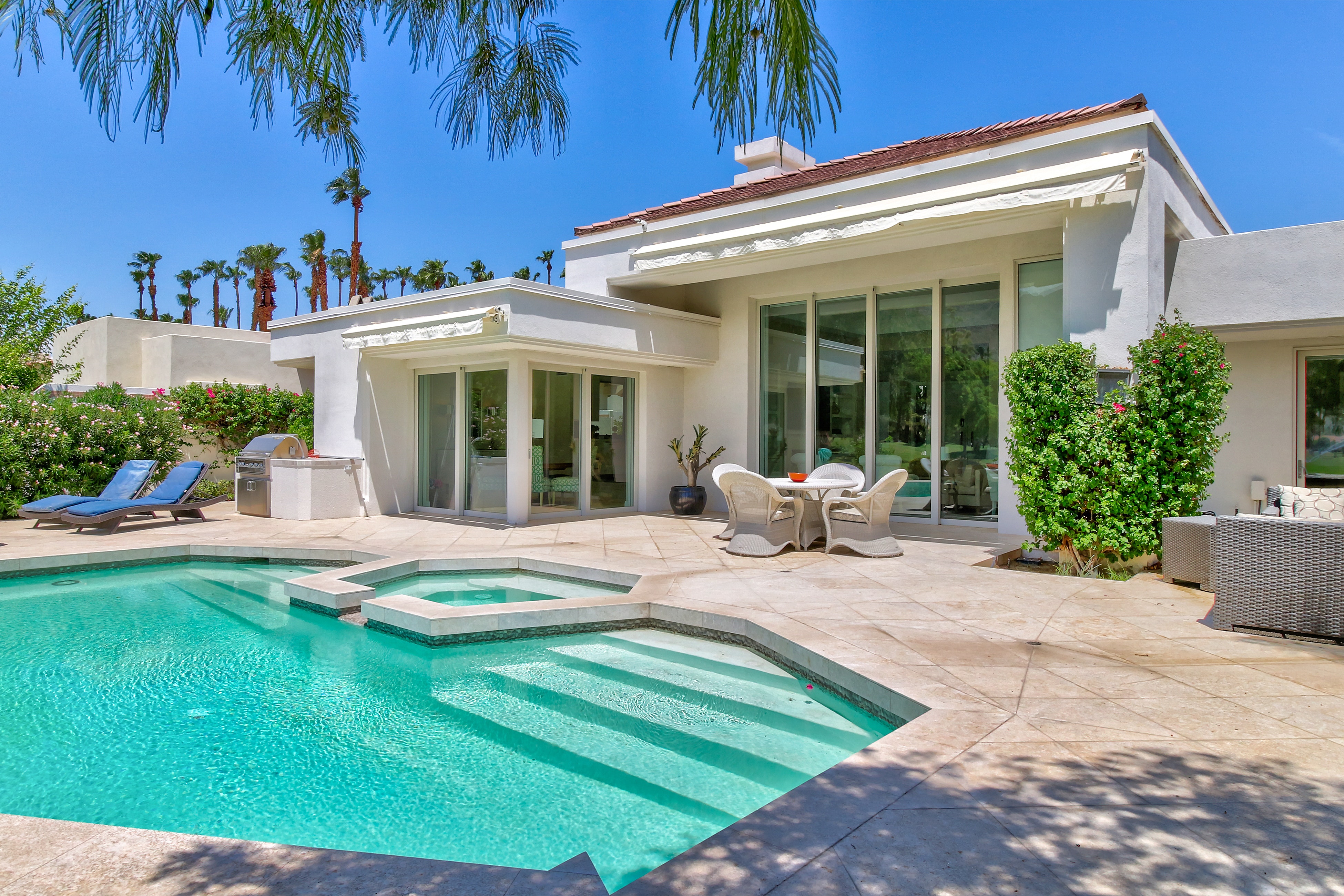 Vacation rental outdoor pool located in La Quinta, CA