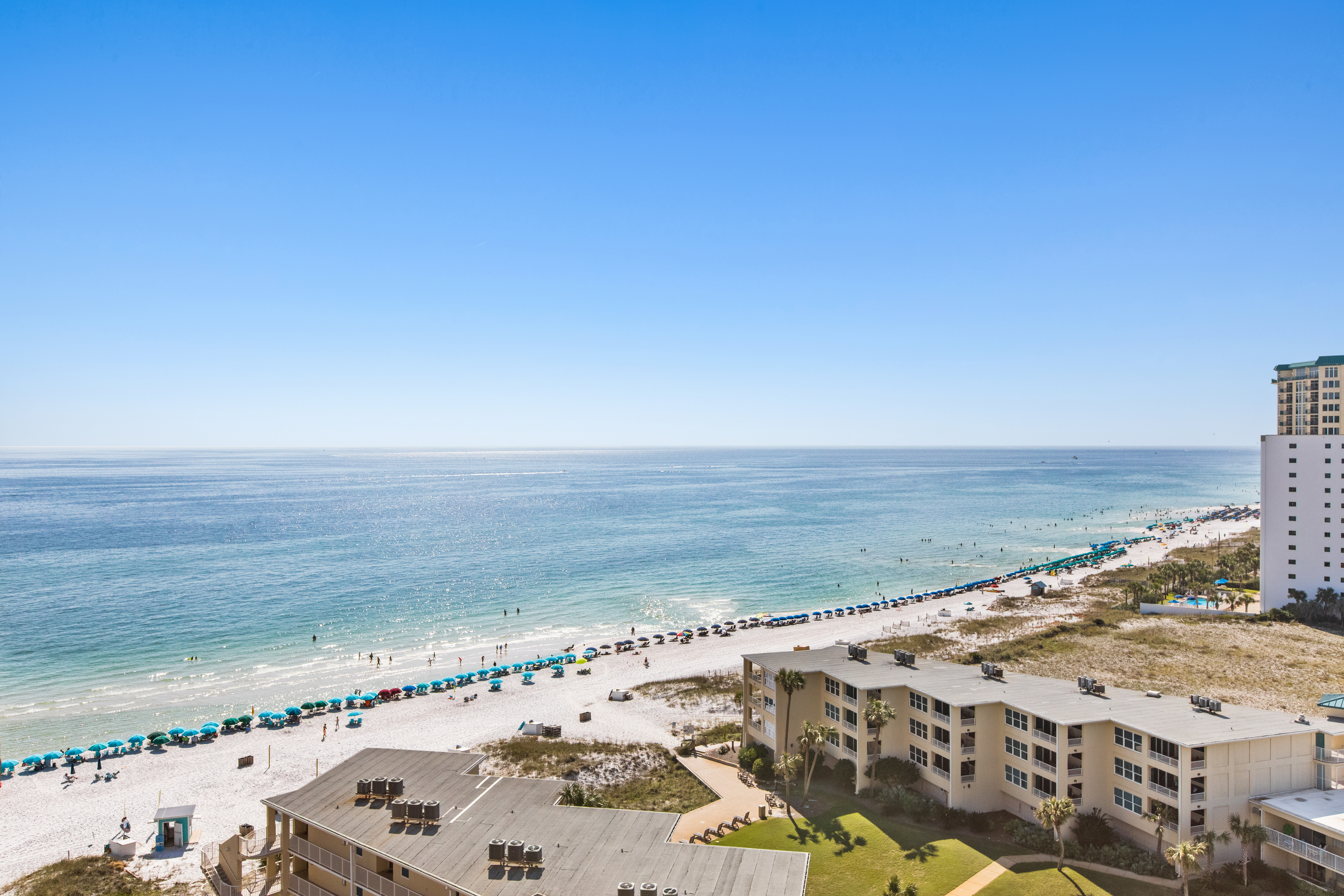 view of beach from SunDestin Beach Resort