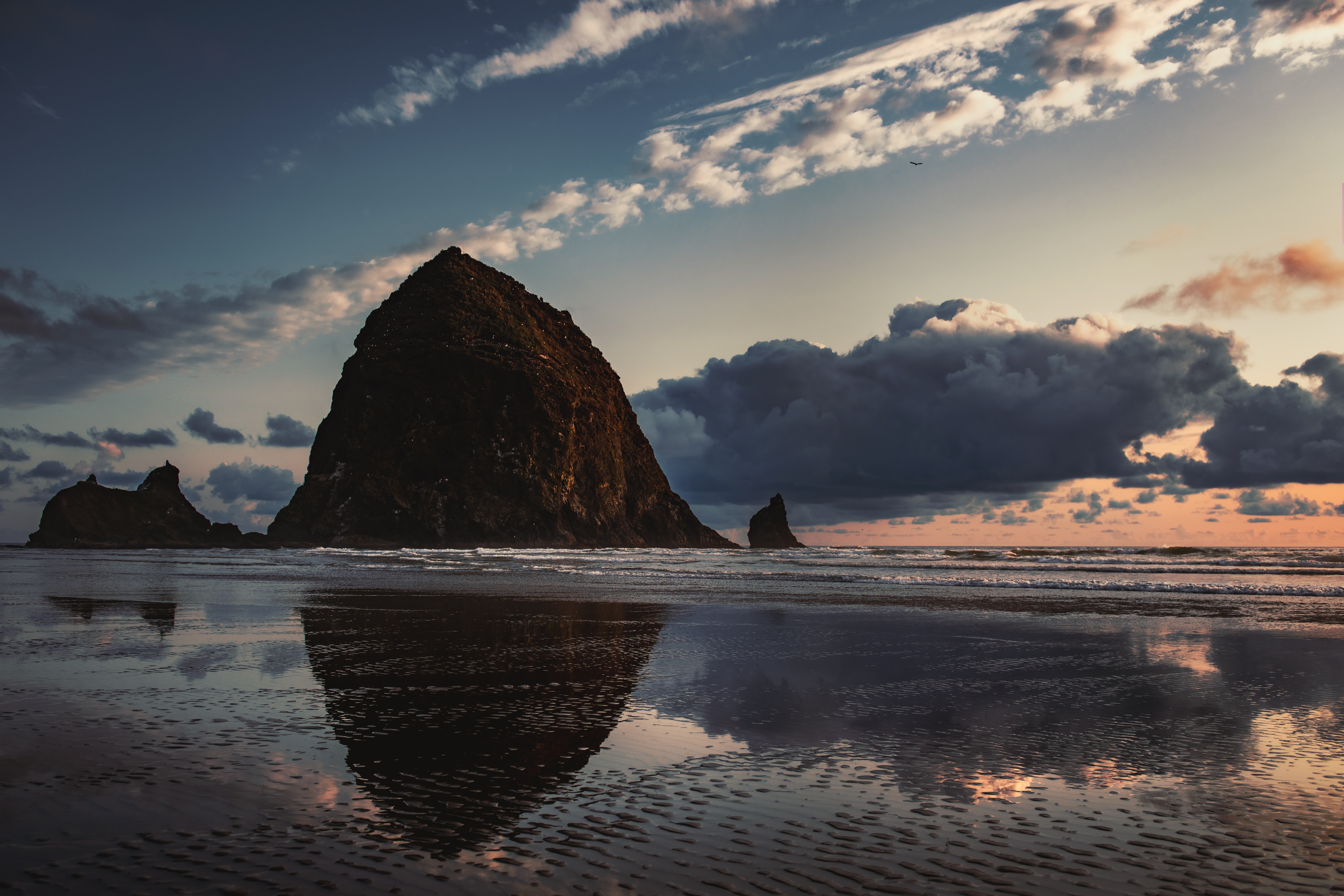 Haystack Rock in Cannon Beach, OR