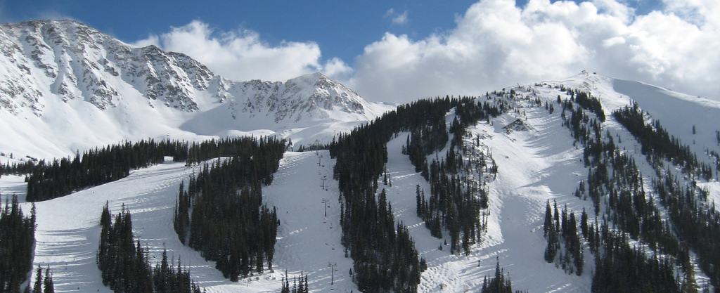 a landscape photo of A-Basin in Summit County, Colorado