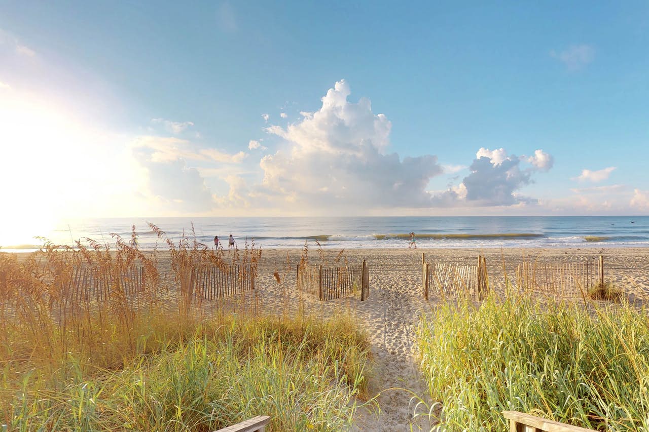 View of Atlantic Ocean from Myrtle Beach, SC