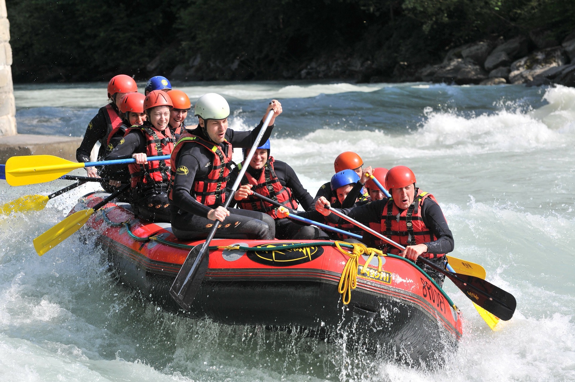 White water rafting