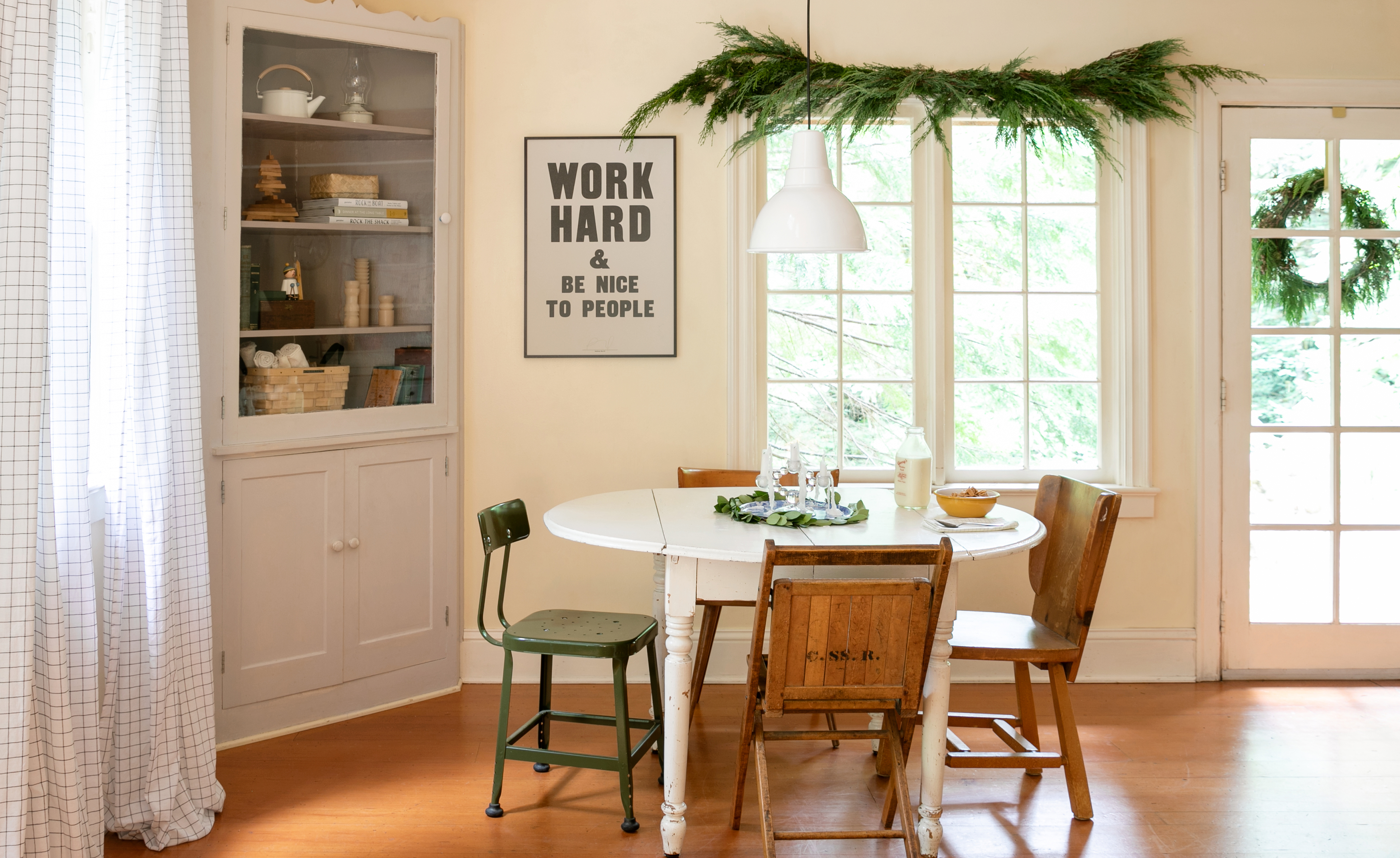 Swedish Stuga vacation rental dining area