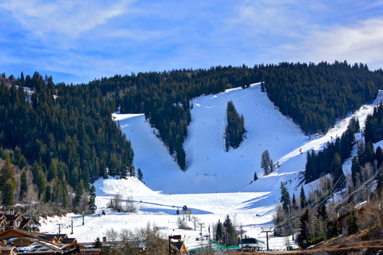 the main ski runs at Deer Valley