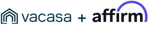 Vacasa and Affirm Logo