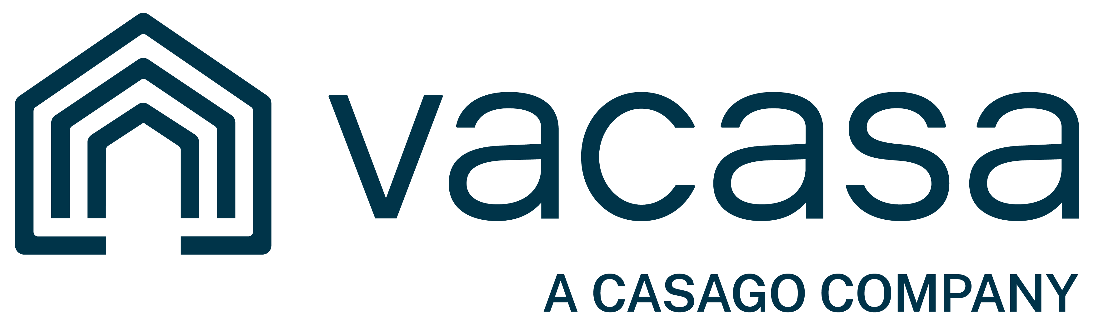 Vacasa and Casago Logo