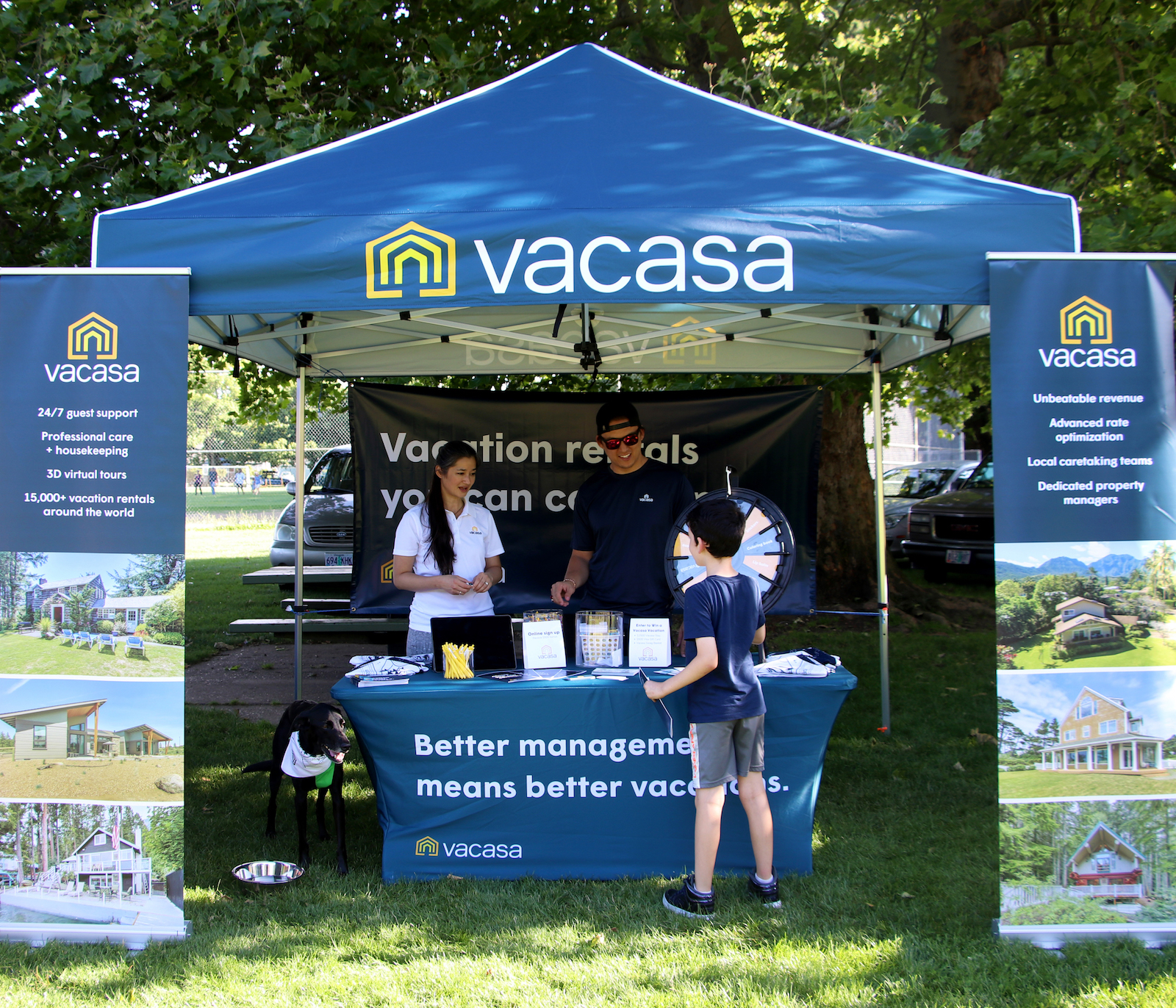 Vacasa booth