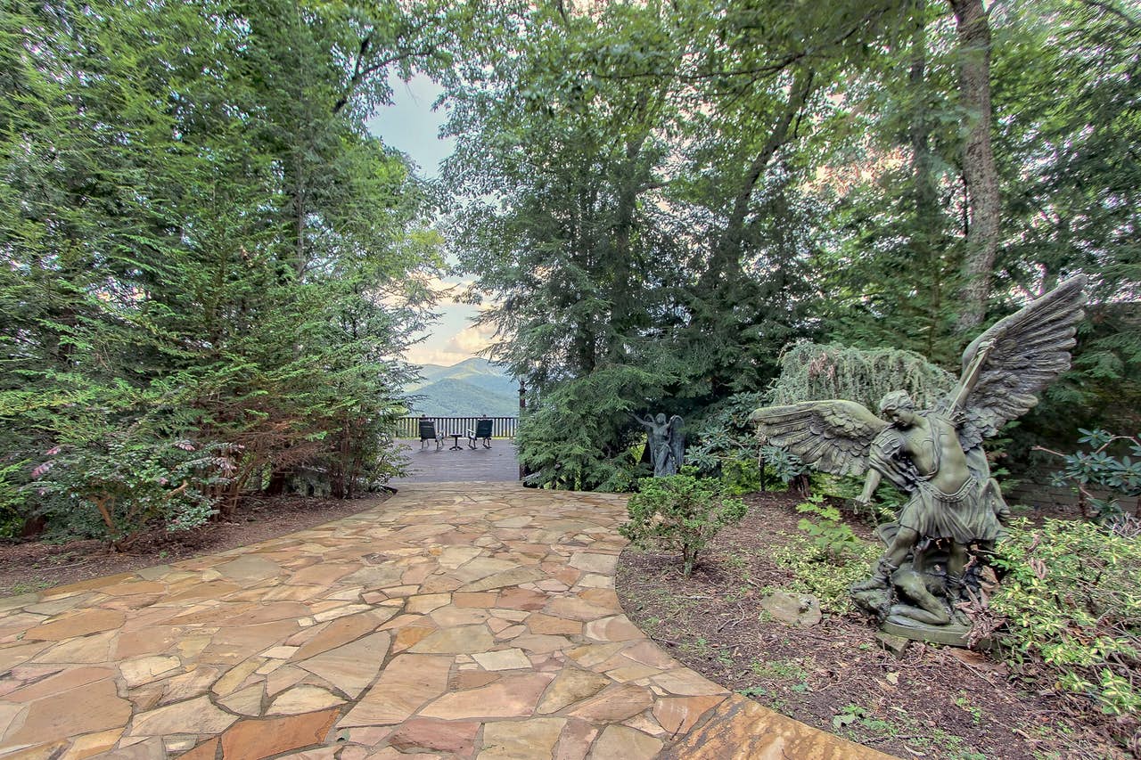 Blairsville, GA chateau with a private chapel on 21 acres