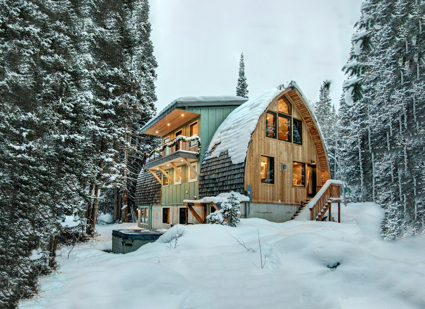 Country Winter Home high quality